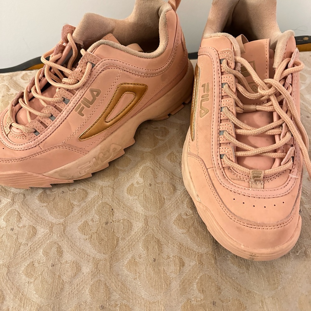 Pink Filas size 8